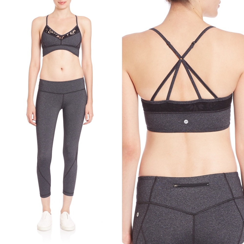Vimmia Om Lace-Insert Sport Bra.
